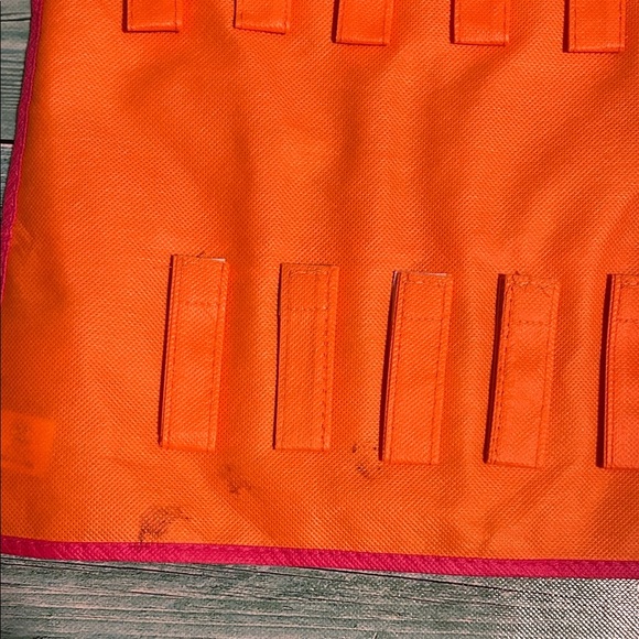Orange and Pink Hanging Organizer - Picture 4 of 4